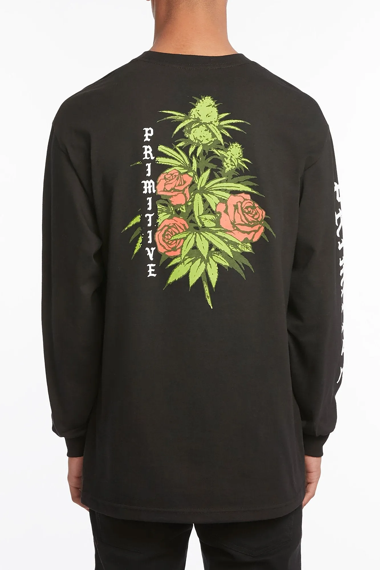 Primitive Guys Rose Long Sleeve Graphic Tee