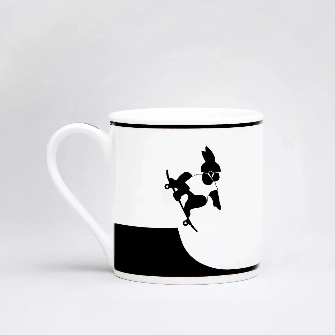 Rabbit Mug - Skateboarding