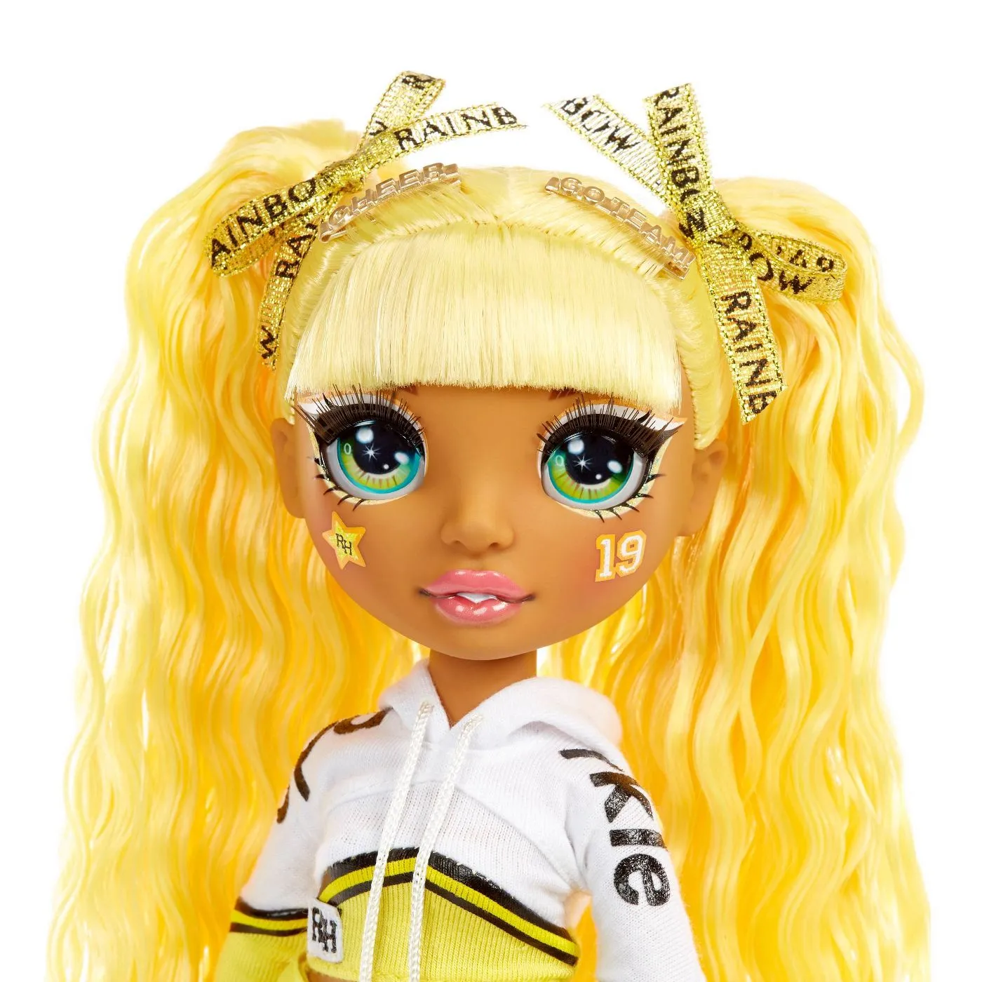 Rainbow High Cheer Sunny Madison - Yellow Fashion Doll with Cheerleader Outfit and Doll Accessories