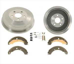 Rear Brake Drums & Shoes & Springs fits for Subaru Forester 4 Wheel ABS 98-08