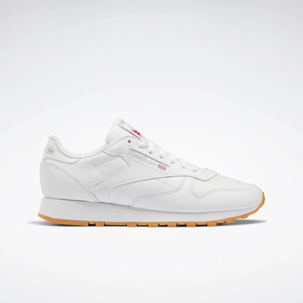 Reebok Footwear Men Classic Leather Shoes FTWR WHT/PURE GRY 3/REEBOK RUB