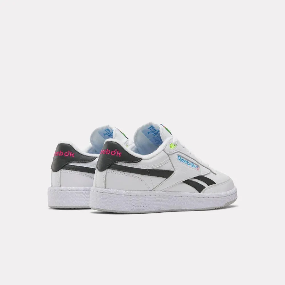 Reebok Footwear Men Club C Revenge Vintage Shoes WHITE/WHITE/BLACK