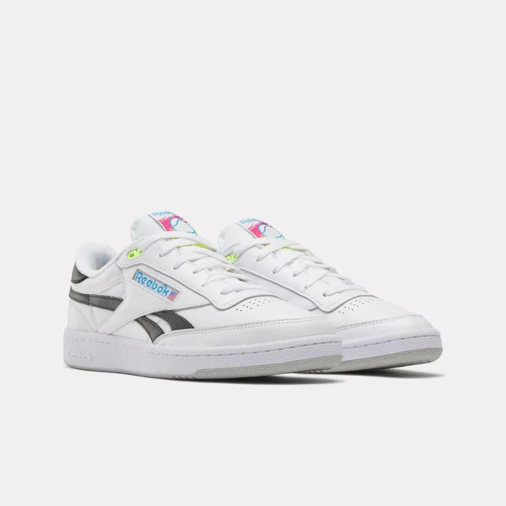 Reebok Footwear Men Club C Revenge Vintage Shoes WHITE/WHITE/BLACK