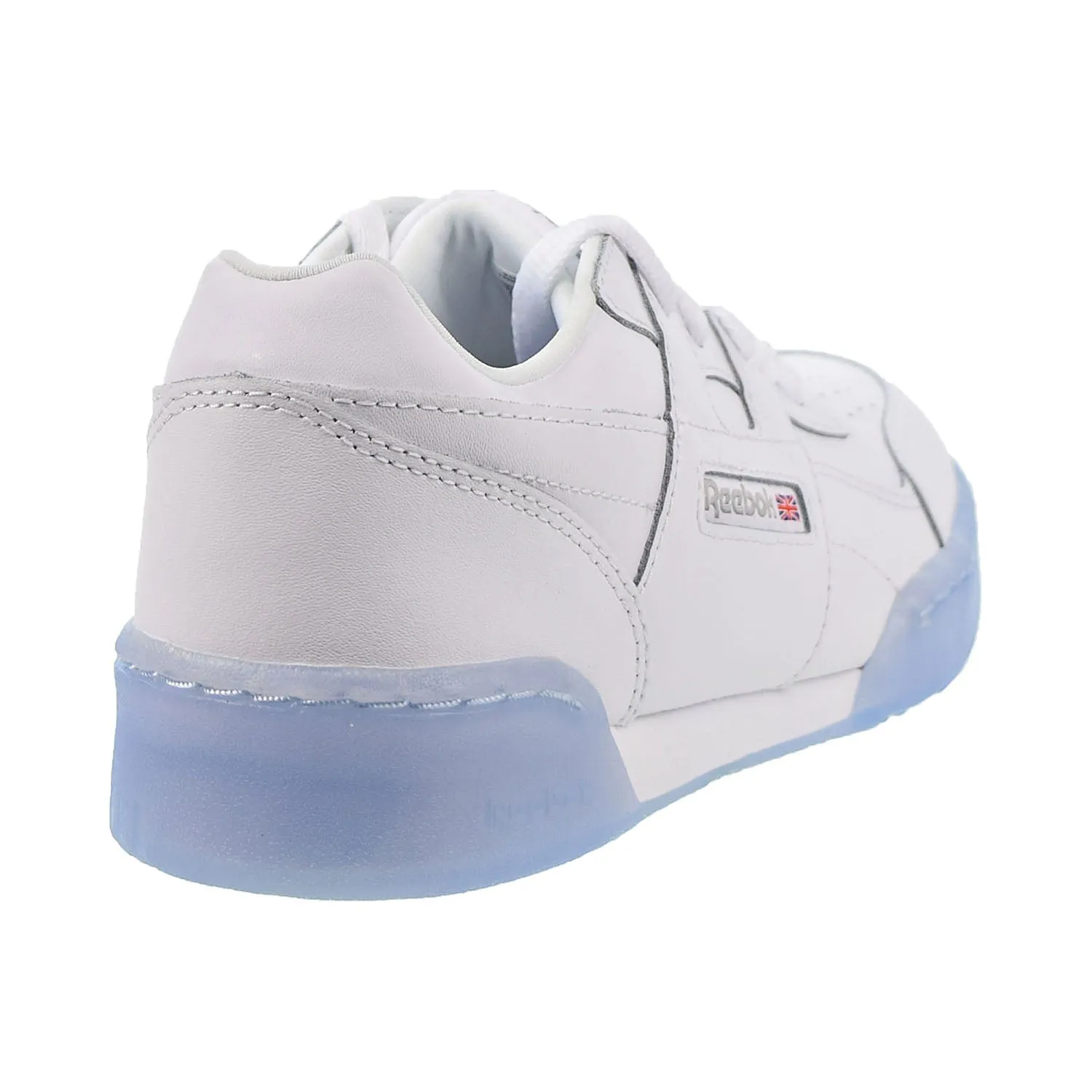 Reebok Workout Plus Big Kids' Shoes White-Carbon-Blue