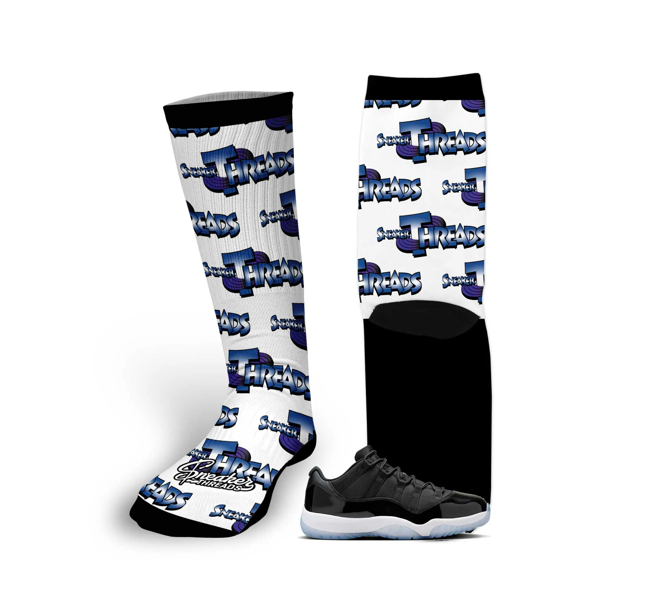 Retro 11 Low Space Jam ST Jam Socks