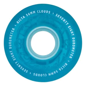 RICTA WHEELS CLOUDS CLEAR BLUE 78A (56MM)