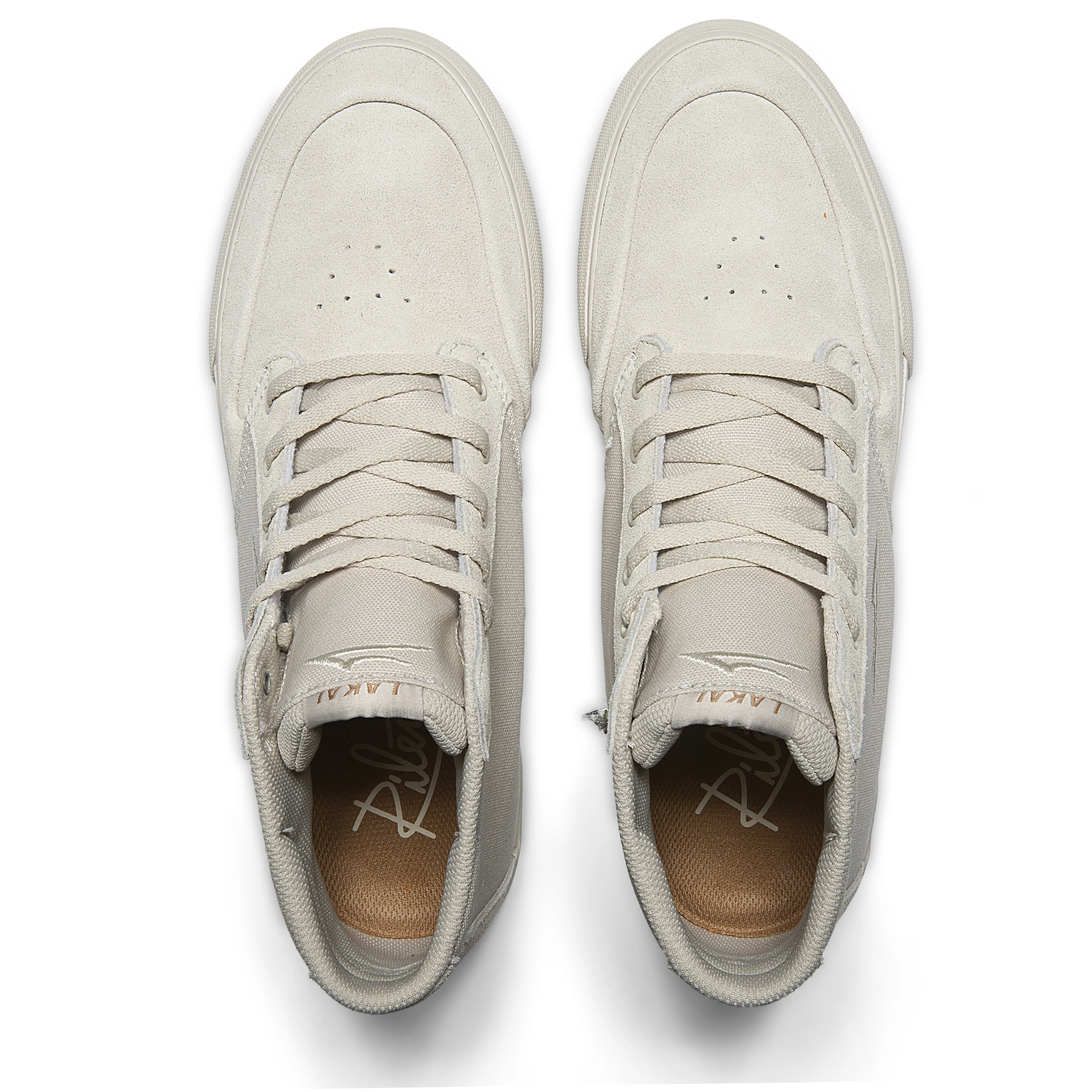 Riley 3 High - Cream Suede