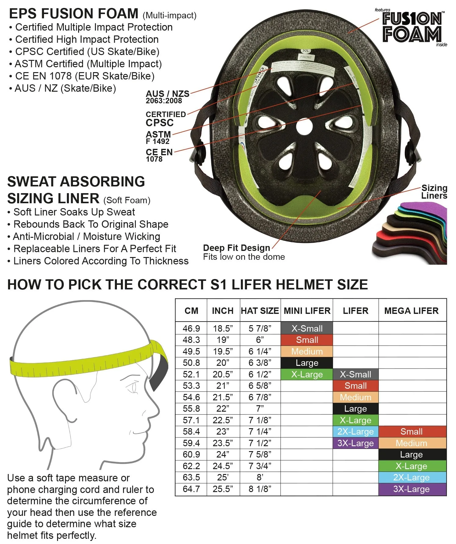 S1 Retro Lifer Helmet - Black Matte/White Checkers