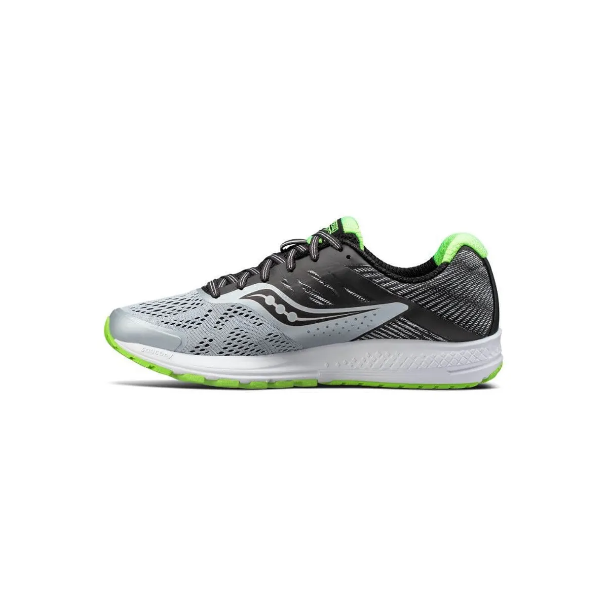 Saucony Ride 10 Running Shoes Gray Black