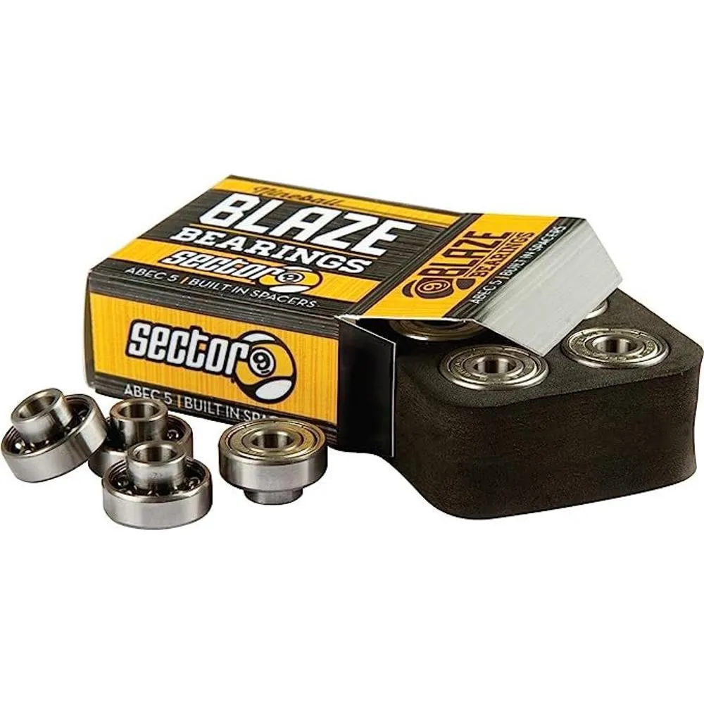 Sector 9 Nineballs Blaze Abec-5 Skateboard Longboard Bearings