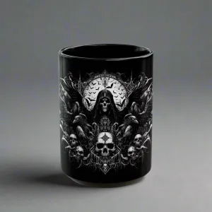 Shadowed Essence Dark Coffee Mug – Infuse Every Sip with Mysterious Elegance