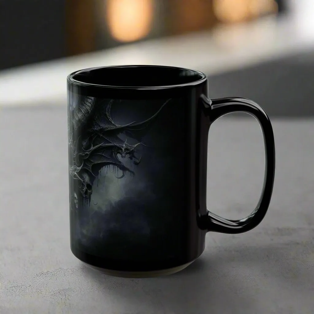 Shadows of Dusk Gothic Coffee Mug – Embrace the Mystery of Every Sip