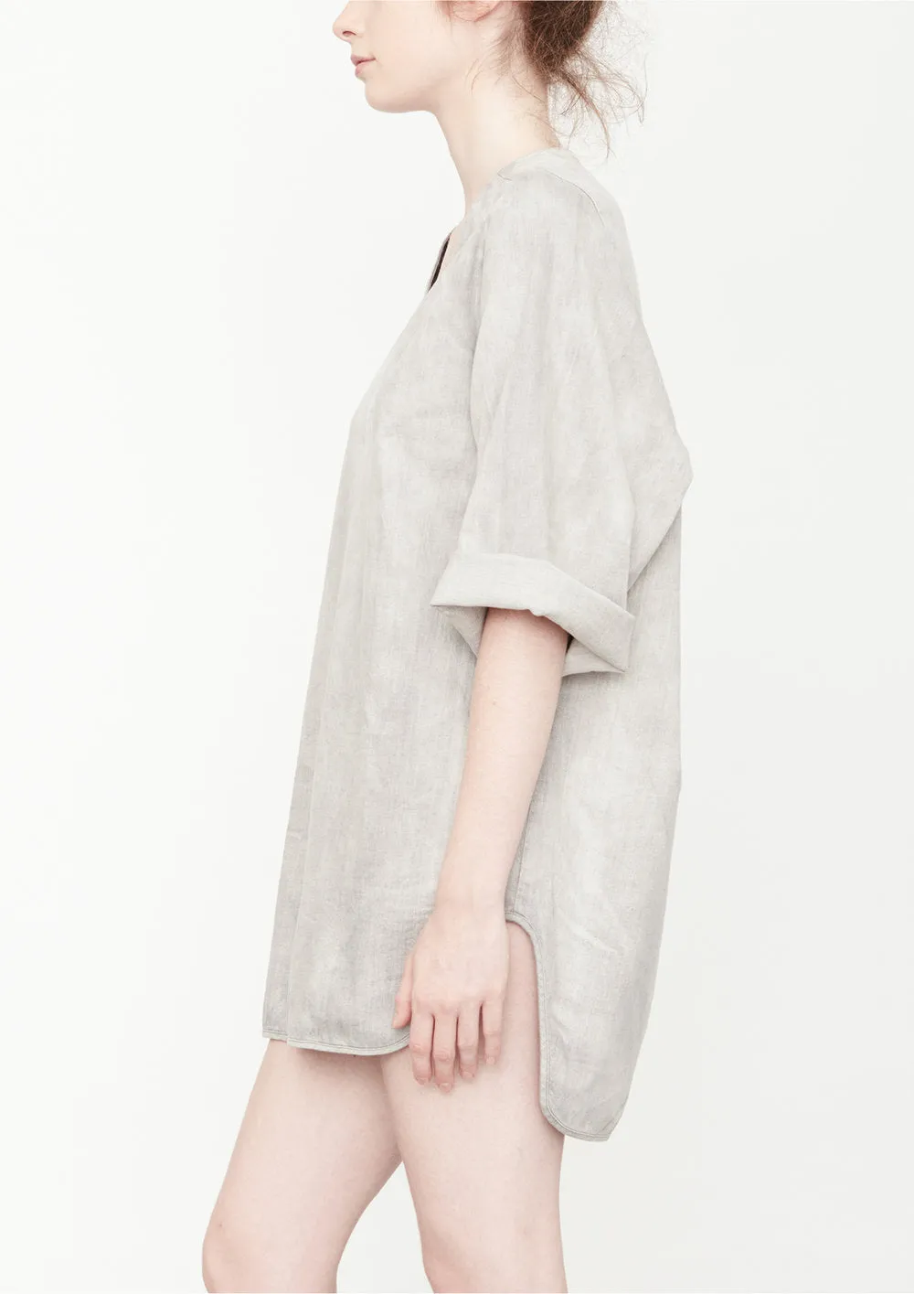 SHIRT/DRESS - DENIM light grey washed