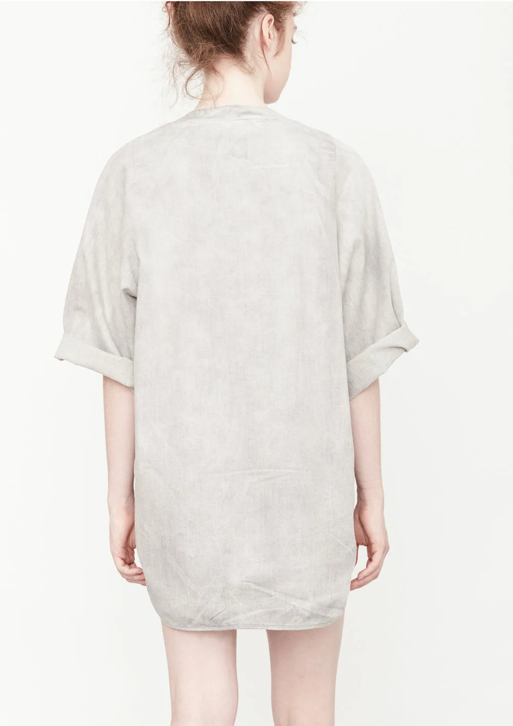 SHIRT/DRESS - DENIM light grey washed