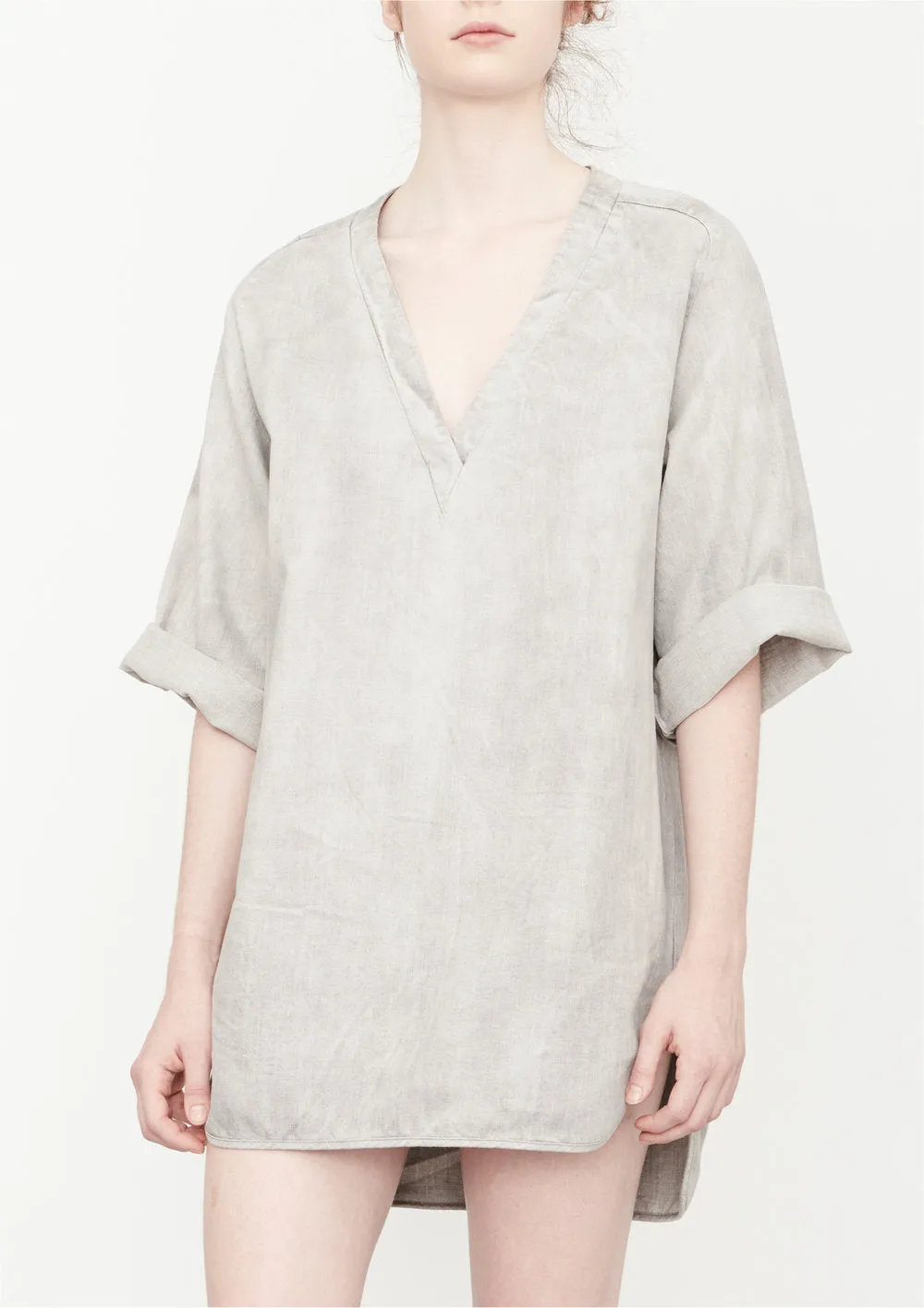 SHIRT/DRESS - DENIM light grey washed