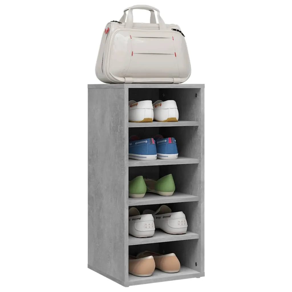 Shoe Cabinets 2 pcs Concrete Grey 31.5x35x70 cm Engineered Wood