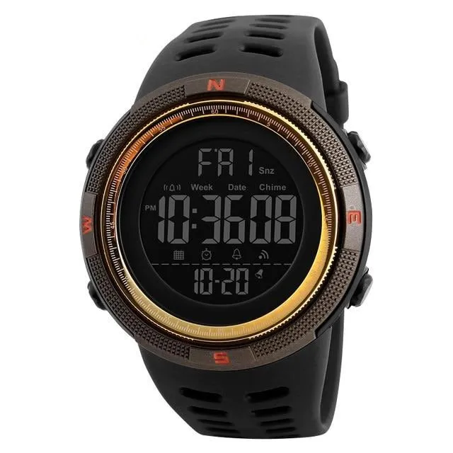 SKMEI 1251 Multifunction Sports Watch for Men w/ Alarm Clock & Chrono & 5Bar Waterproof