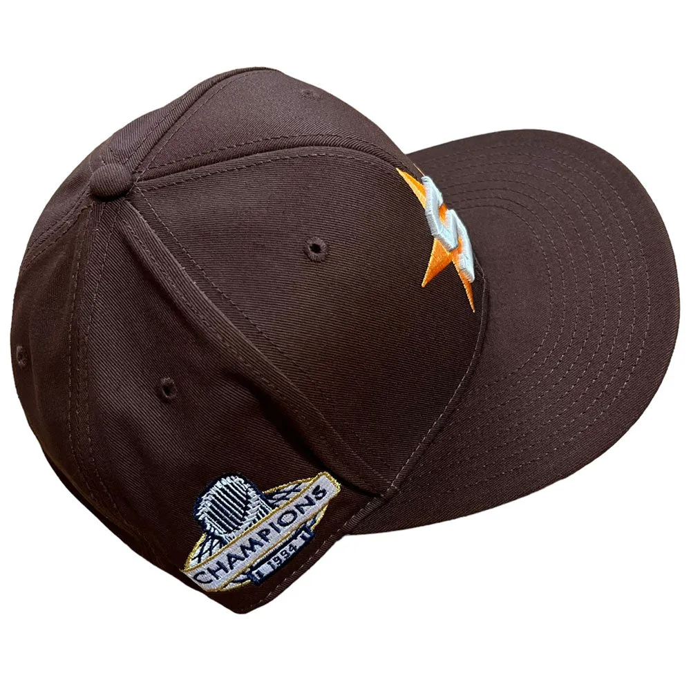 Southside 94 Champions Hat Brown Snapback Orange Embroidery