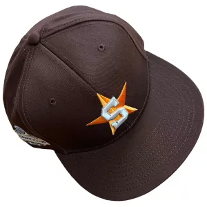 Southside 94 Champions Hat Brown Snapback Orange Embroidery