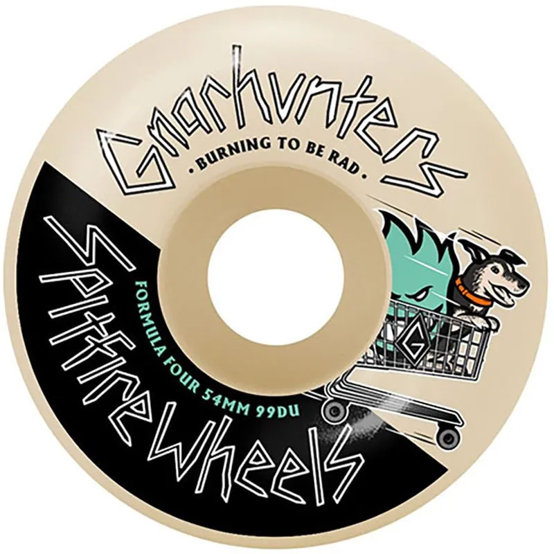 Spitfire 54mm 99d Formula Four Gnarhunters Skateboard Wheels 4pk