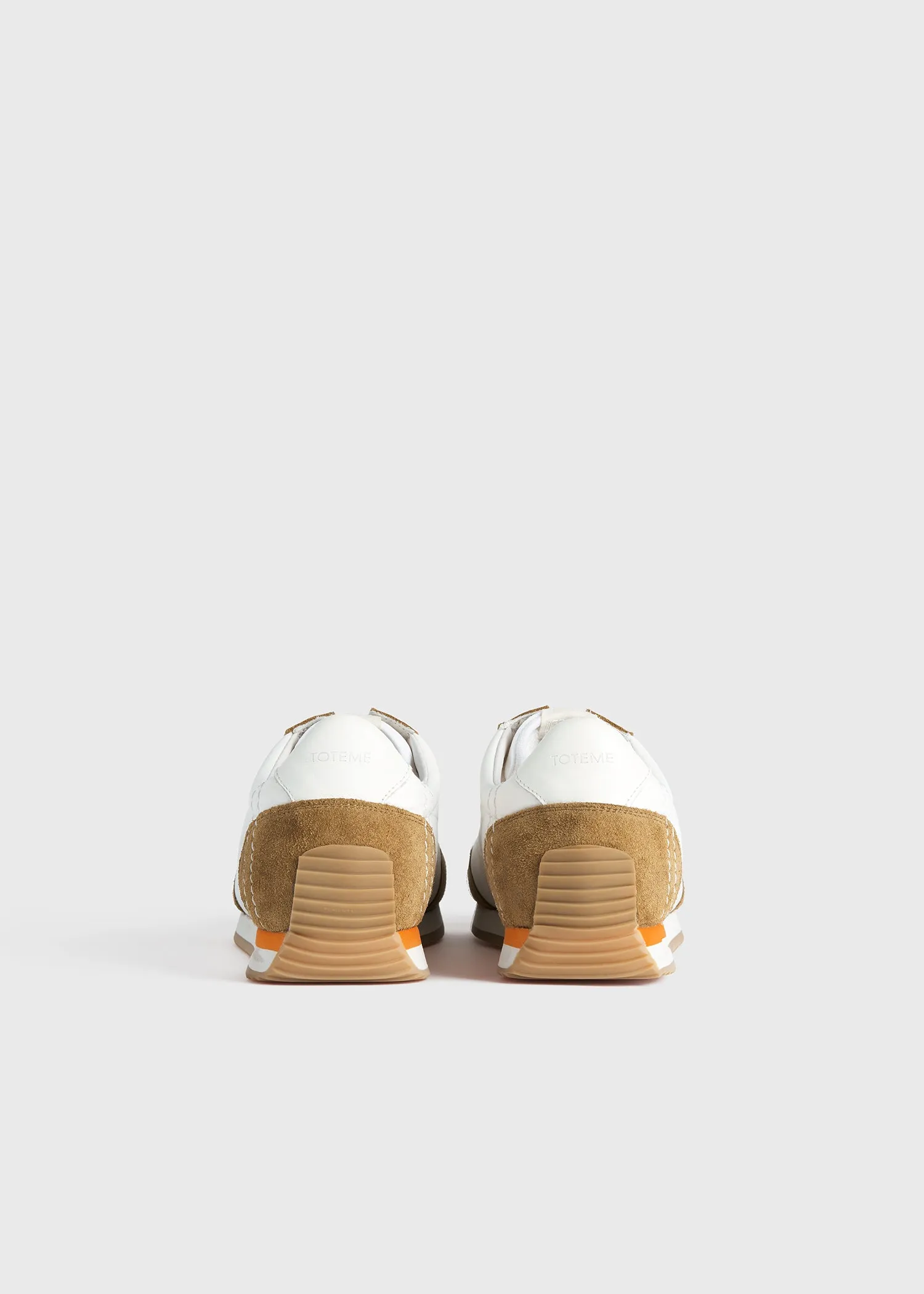 Sport sneakers white/tan