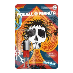 SUPER7 REACTION FIGURE POWELL-PERALTA WAVE 1B STEVE STEADHAM