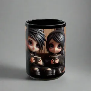 Sweetly Sinister Shadows Gothic Moments Ceramic Mug – Sip the Enchantment