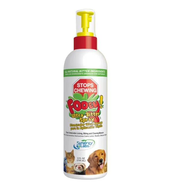 SynergyLabs Fooey! Ultra-Bitter Training Aid Spray for Dogs