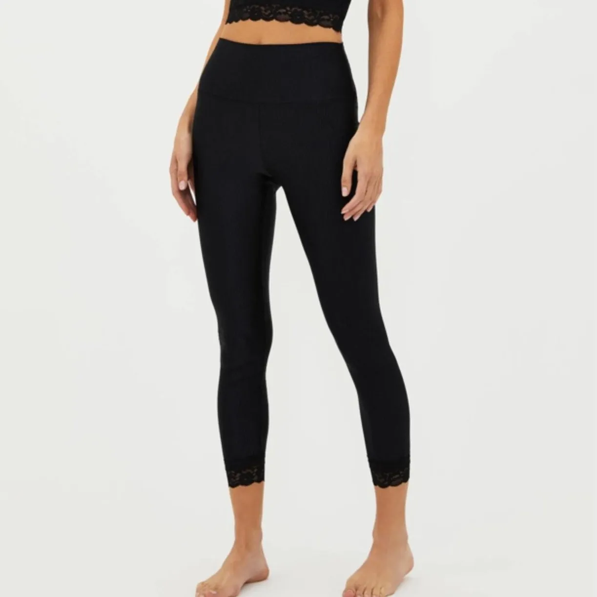 Tayler 7/8 Legging  - Black Lace