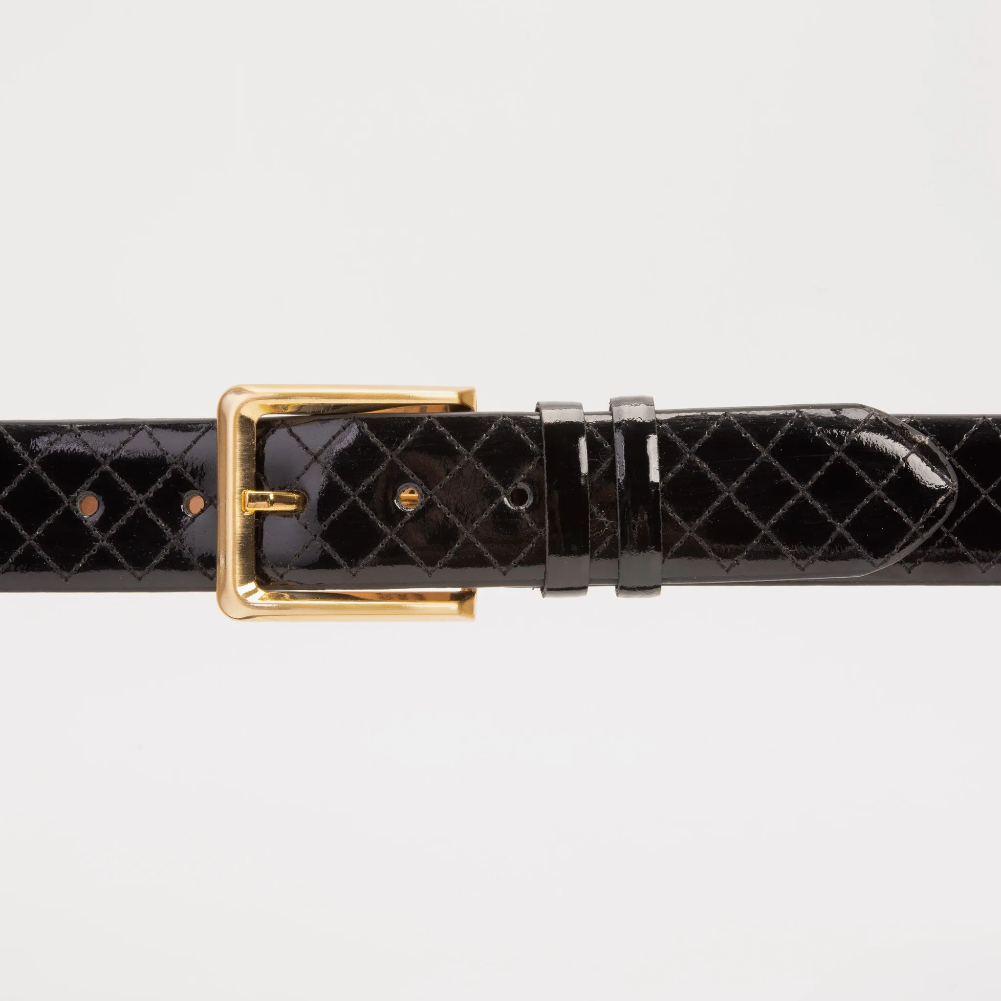 The Prestige Black Leather Belt