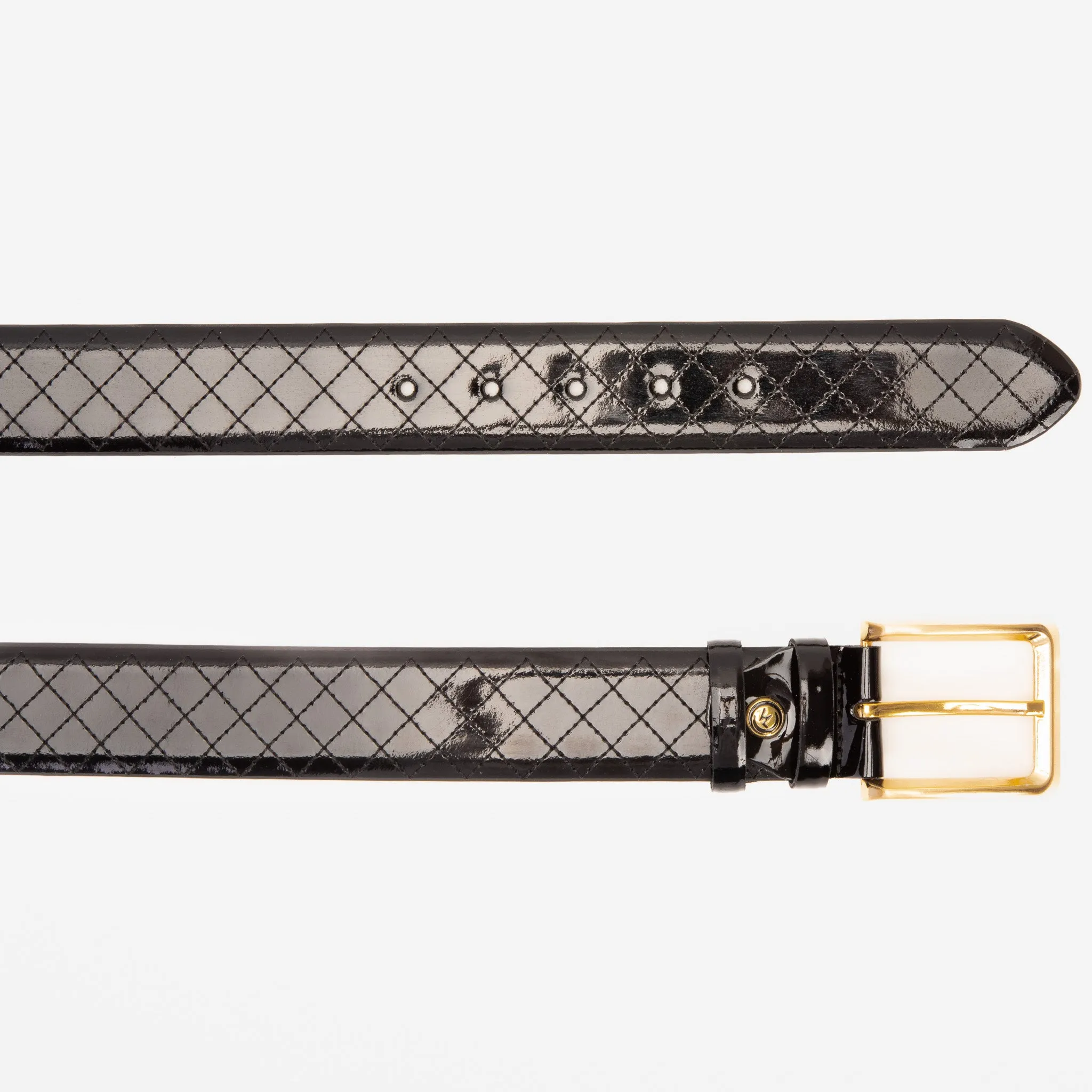 The Prestige Black Leather Belt