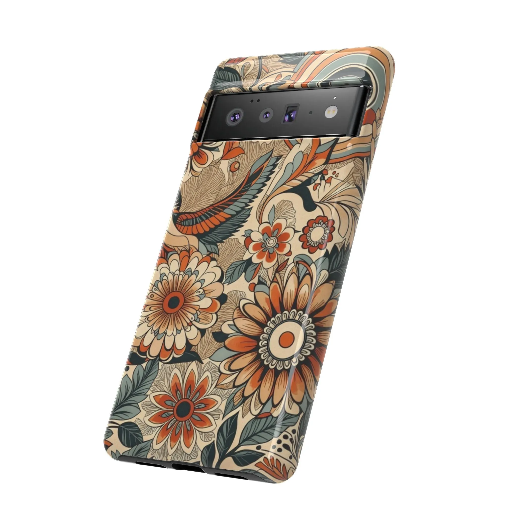 This Vintage Floral Cell Phone Case Will Make You the Trendiest Bird in Town