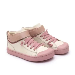 Tip Toey Joey Girl's Peak Sneakers - Tapioca / Pink Dream