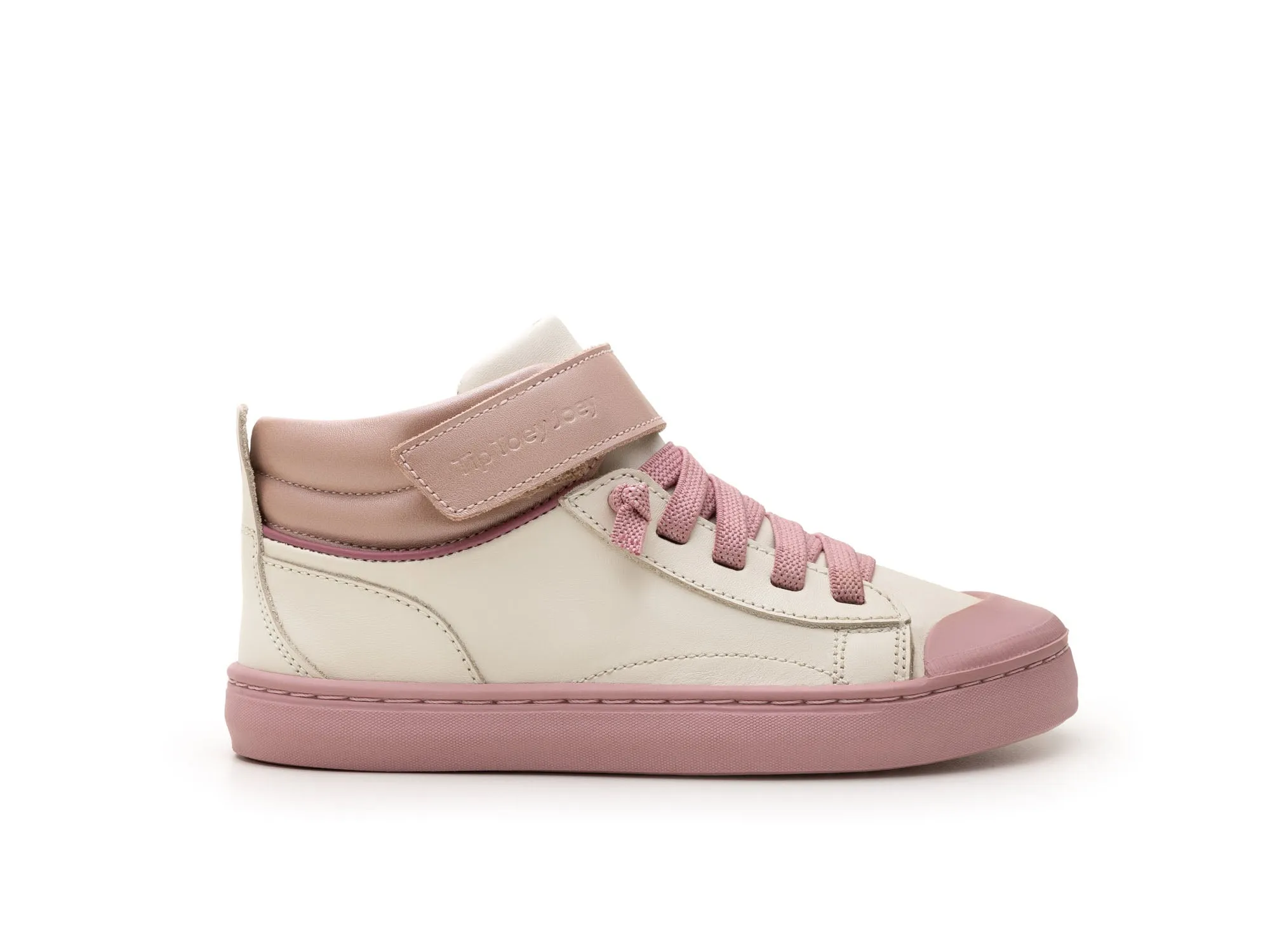 Tip Toey Joey Girl's Peak Sneakers - Tapioca / Pink Dream