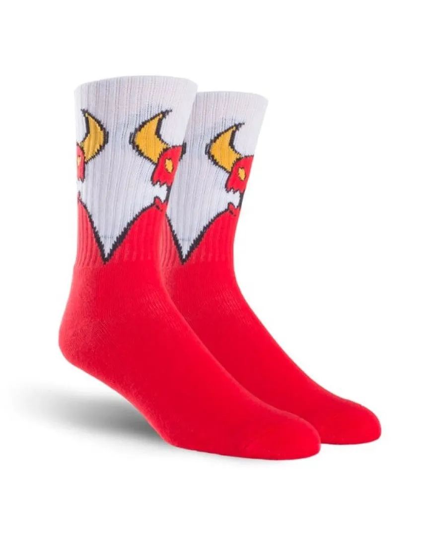 Toy Machine Sketchy Monster Socks - Red