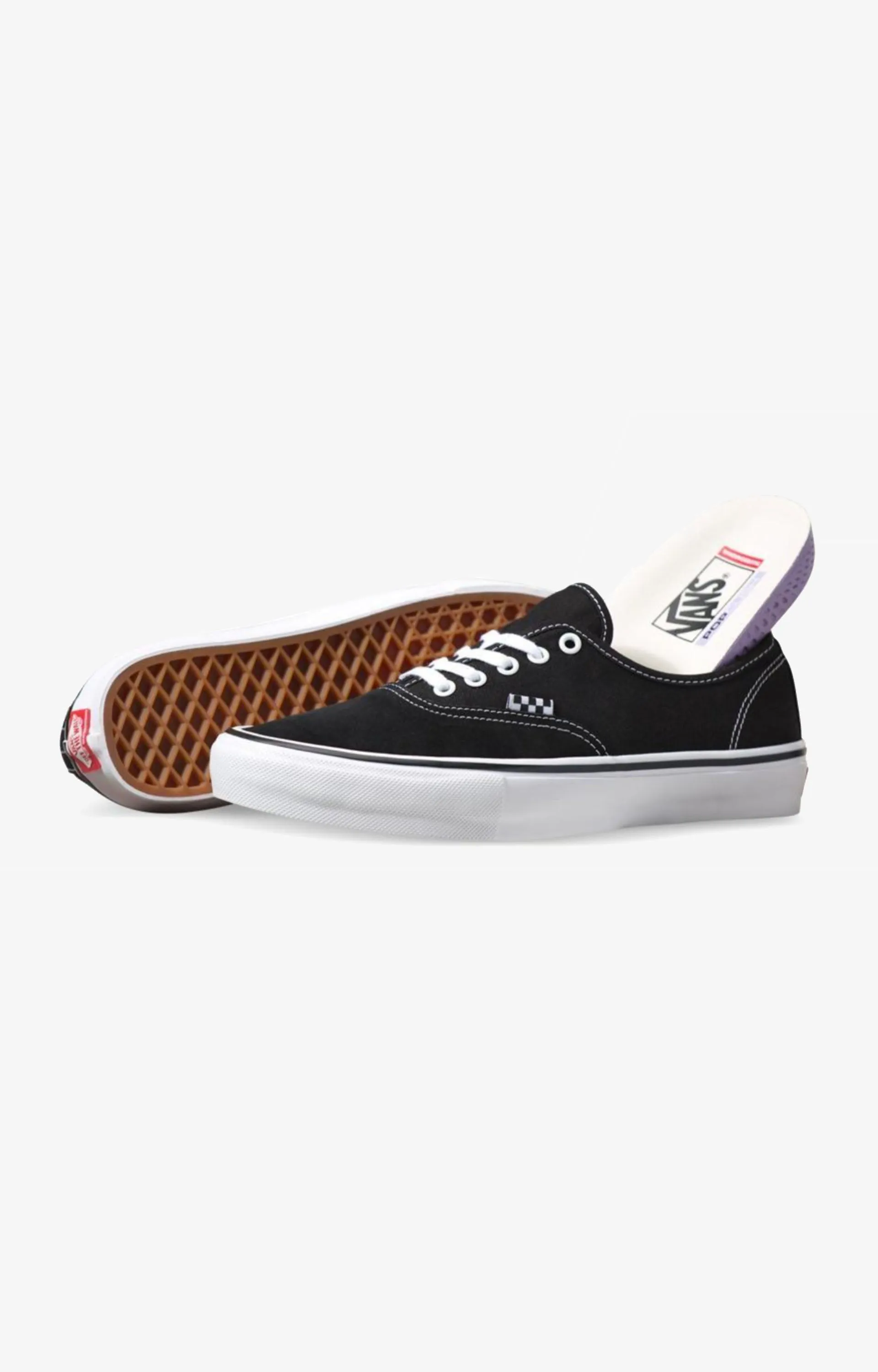 Vans Skate Authentic Shoes, Black/White