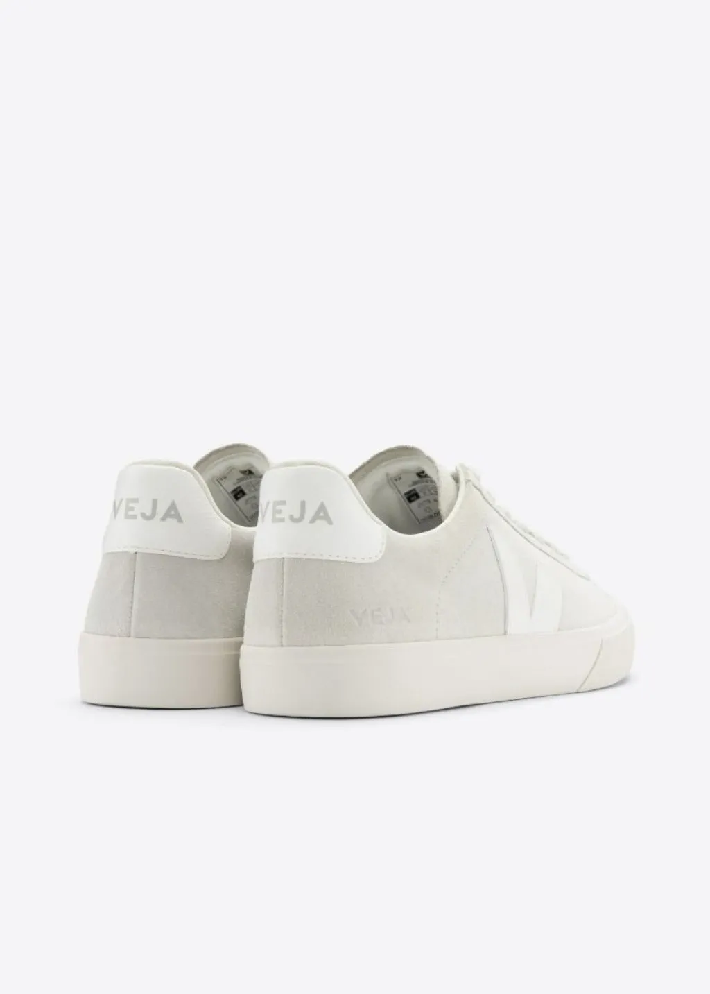 VEJA North America Campo Suede Sneaker in Natural White