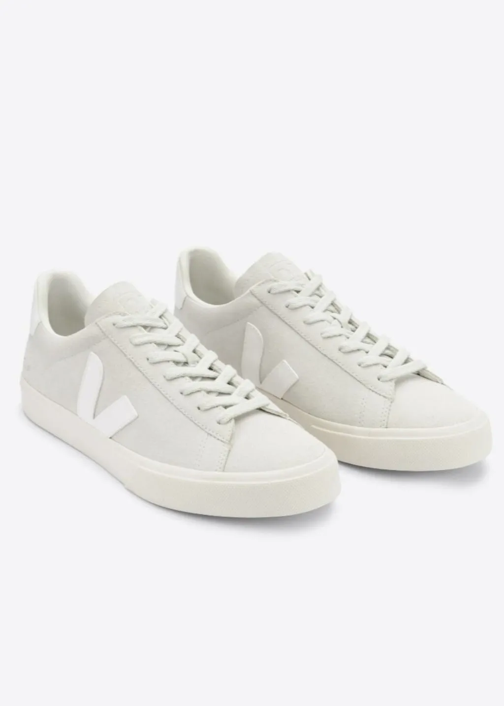 VEJA North America Campo Suede Sneaker in Natural White