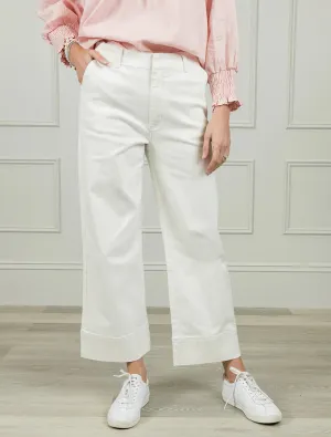 Wanda White Denim Pant