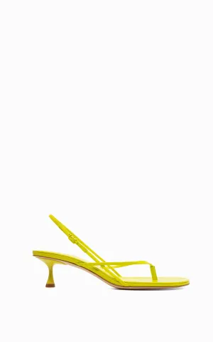 Wishbone 50 Heel | Acid Yellow