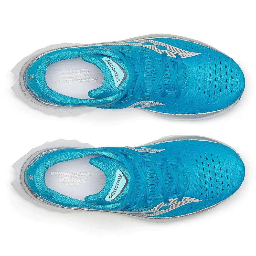 Women's Endorphin Speed 4 Running Shoe - ViZiBlue/Silver - Regular (B)