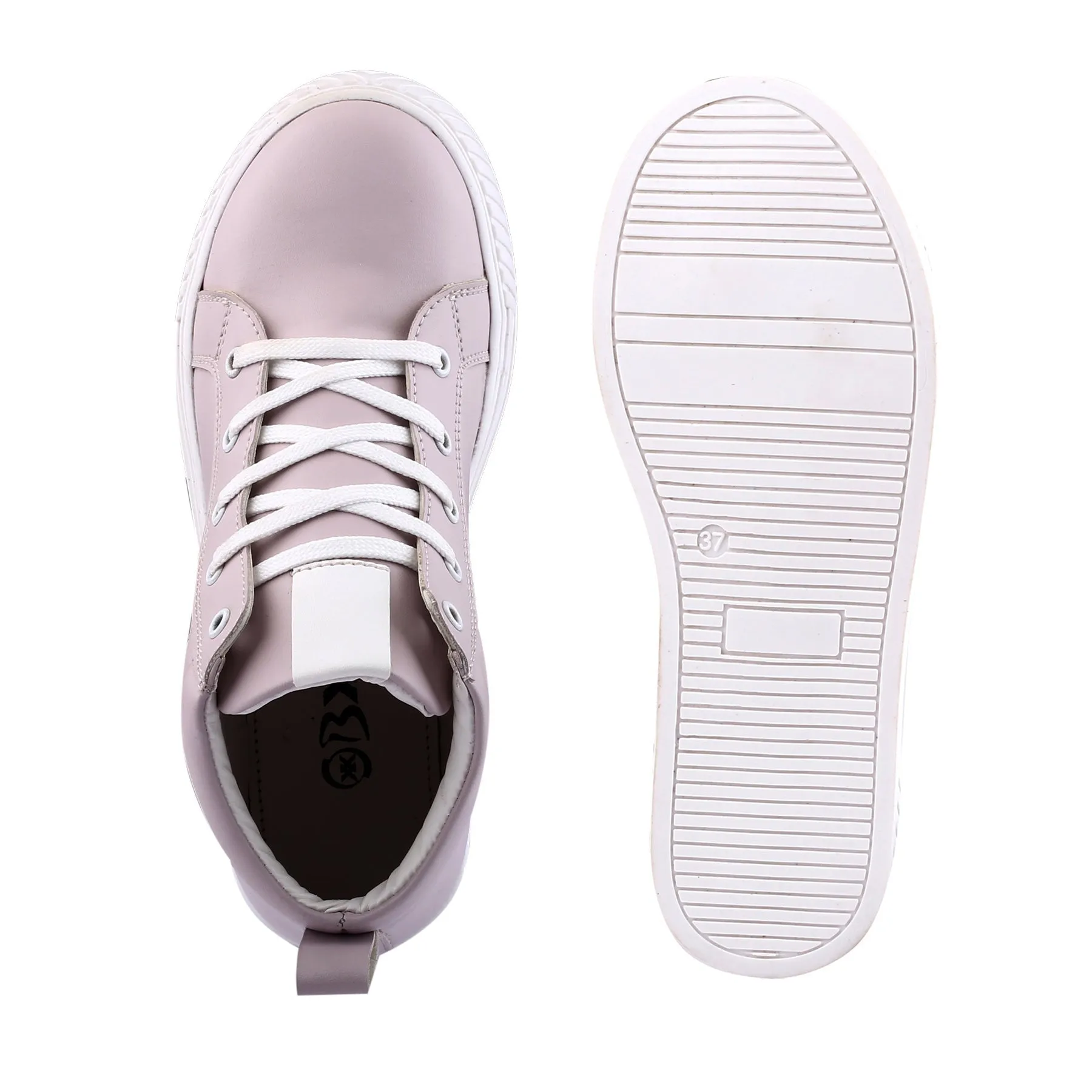 Women's Vegan Leather Casual Sneakers Shoes