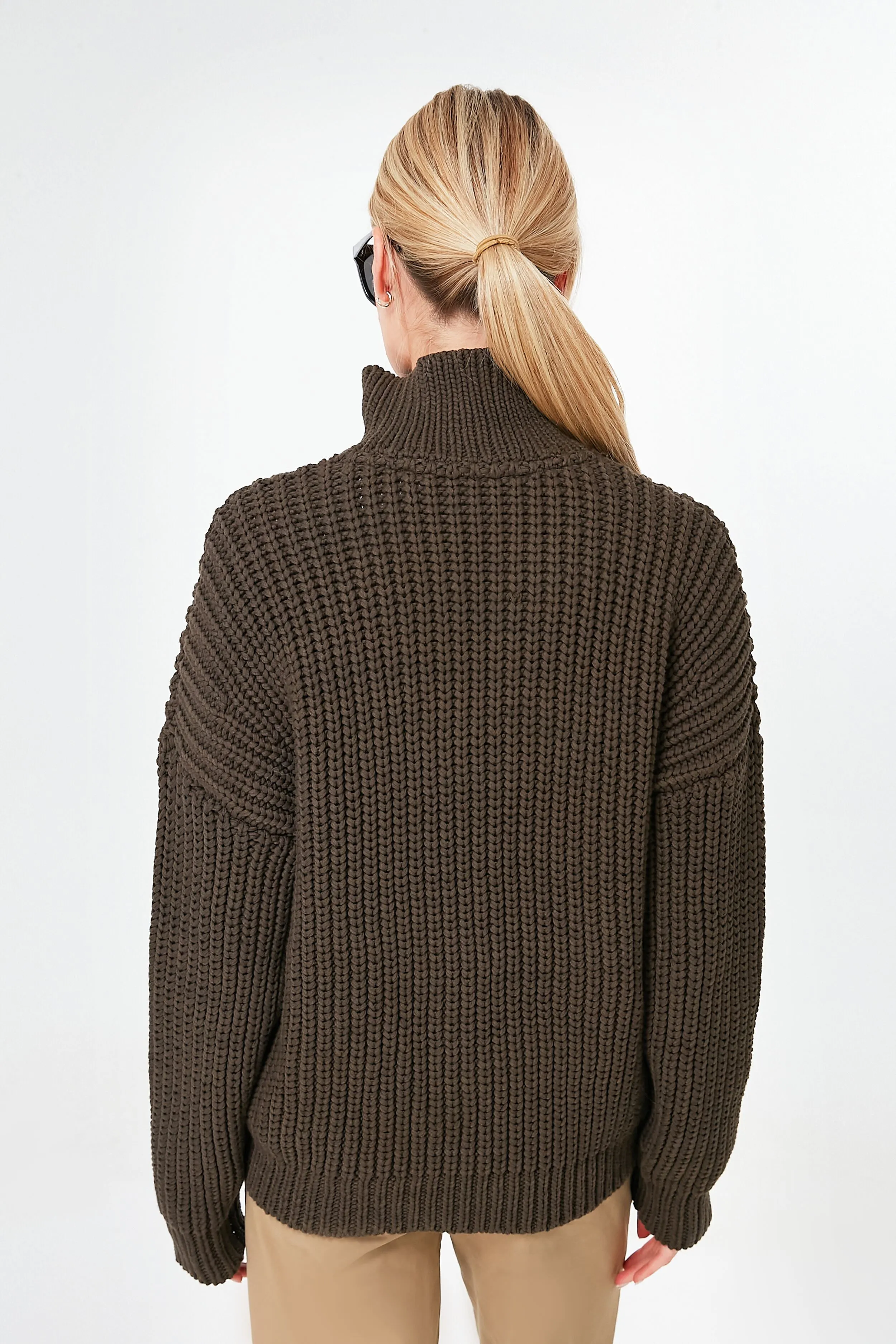 Wren Natalia Half Zip Sweater