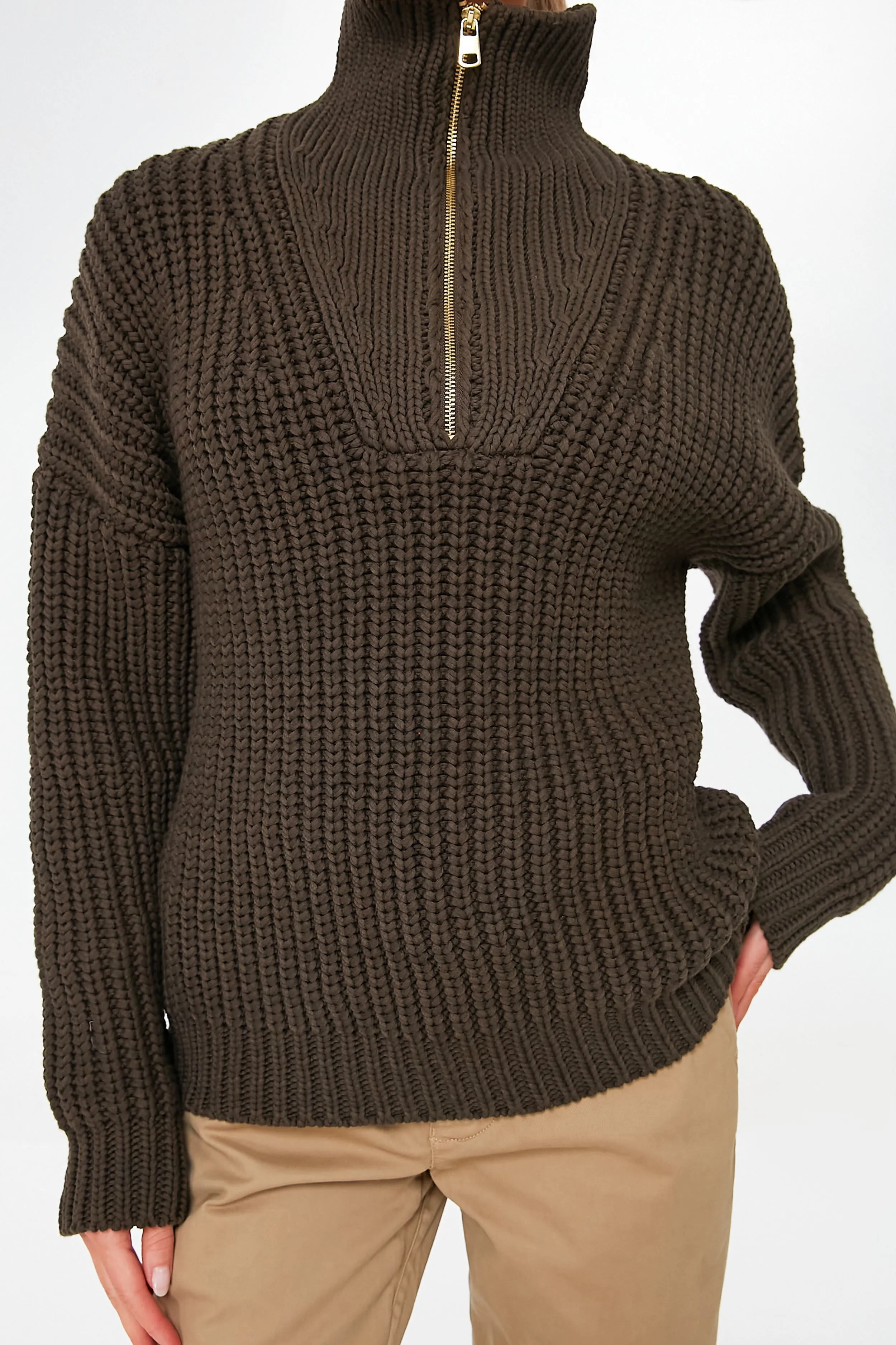 Wren Natalia Half Zip Sweater