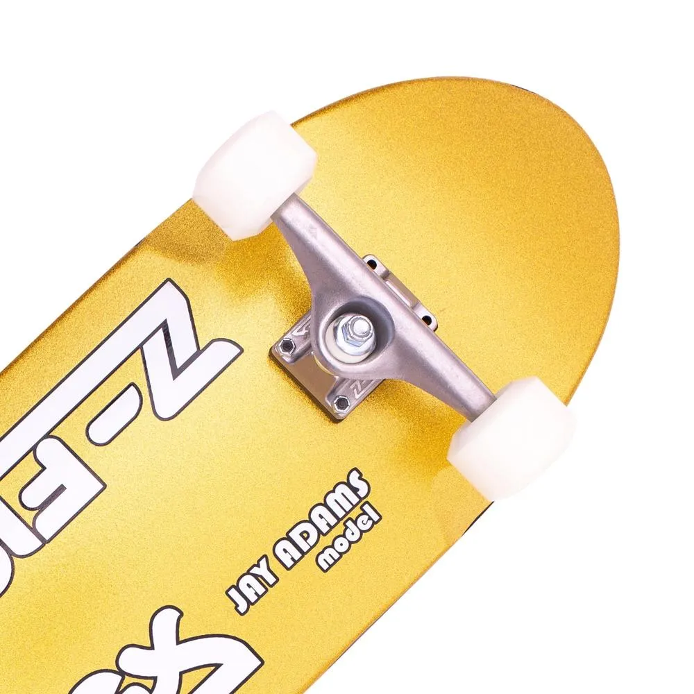 Z-Flex Metal Flake Pool Gold 9.5" Skateboard